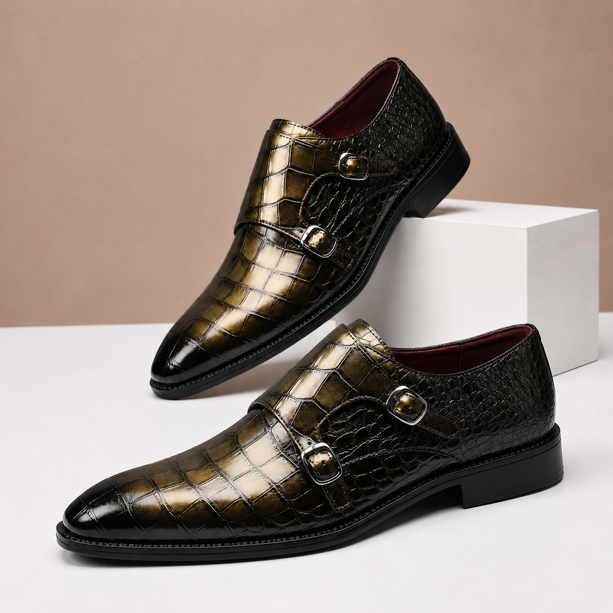 Ashton Monk Strap Shoes