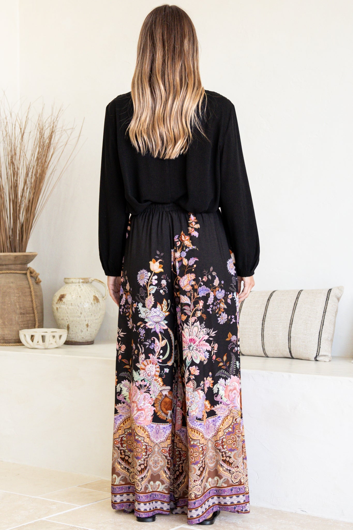 Charli | High Waisted Wide Leg Pants