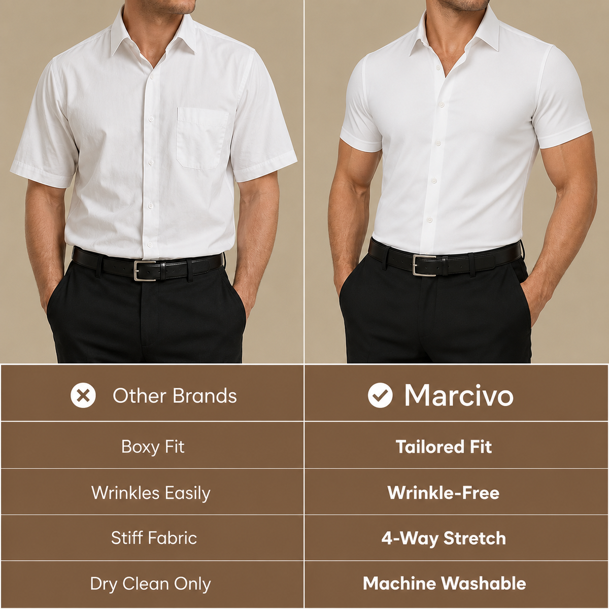 Beckett Stretch Short Sleeve Shirt