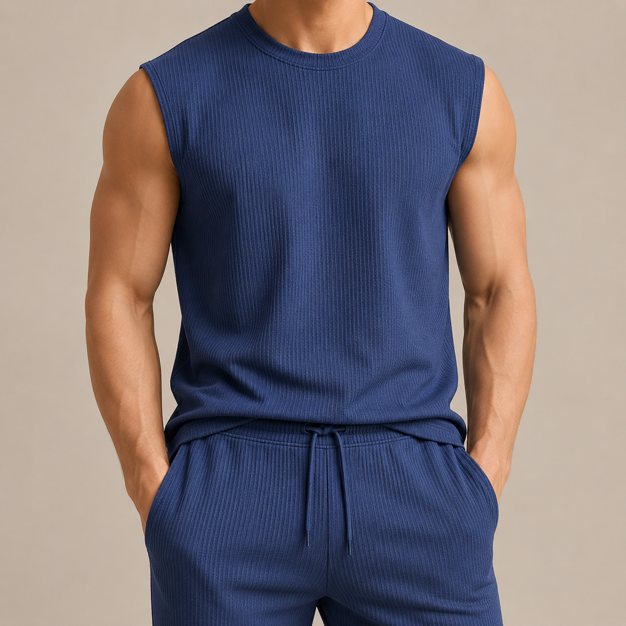 Bryce Knitted Vest And Trouser Set