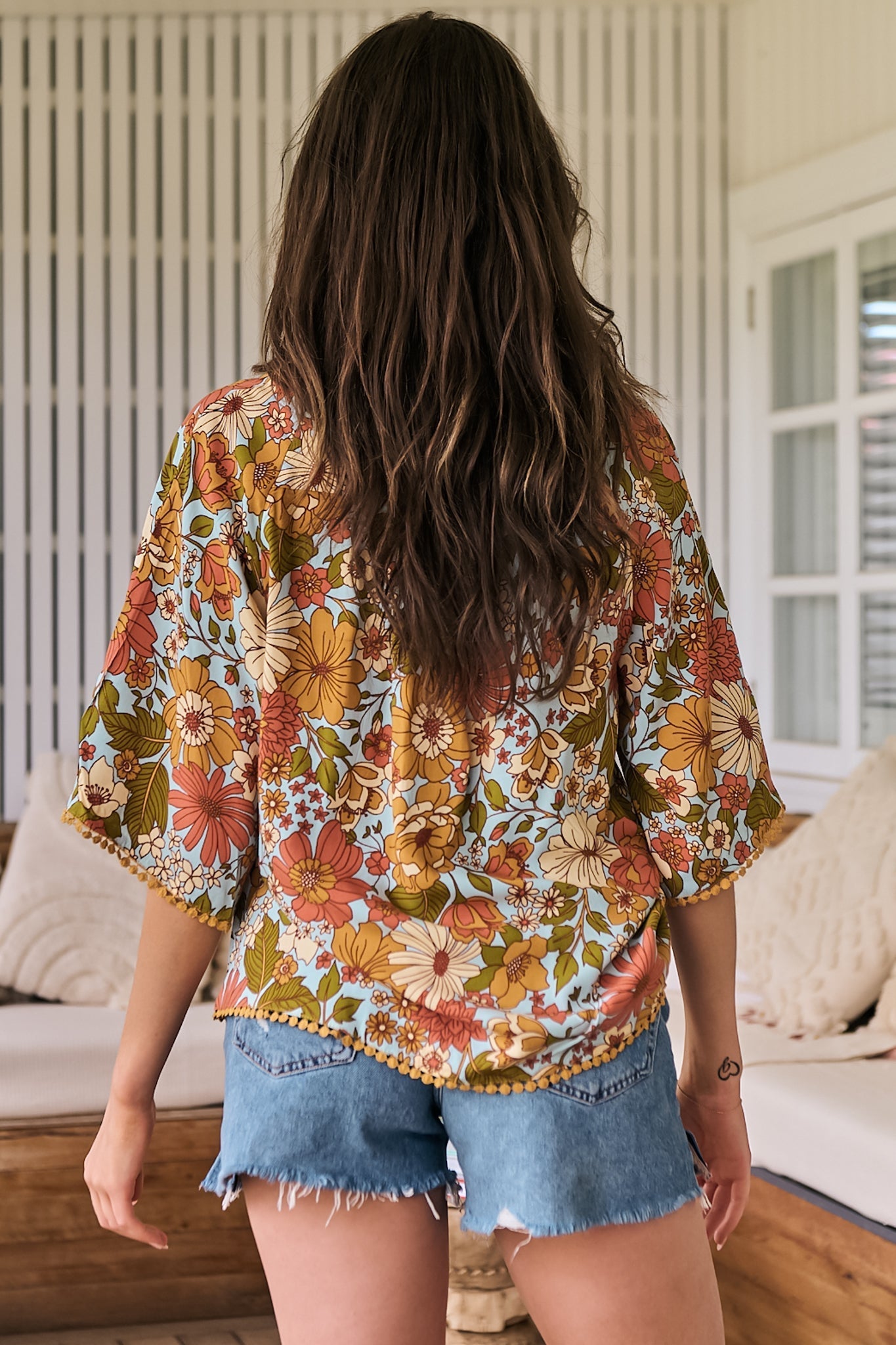 Gabriella | Top in Mimosa Print