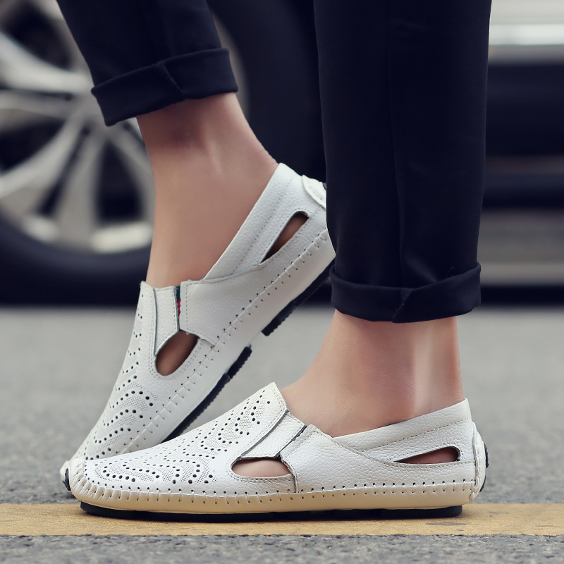 Dante Perforated Leather Loafers