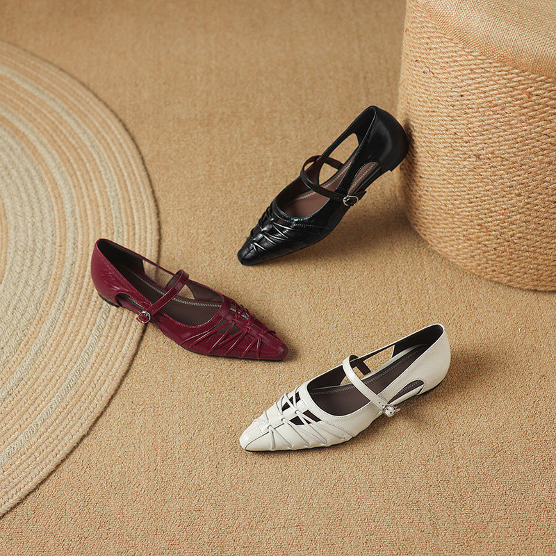 Bexley Leather Mary Jane Flats