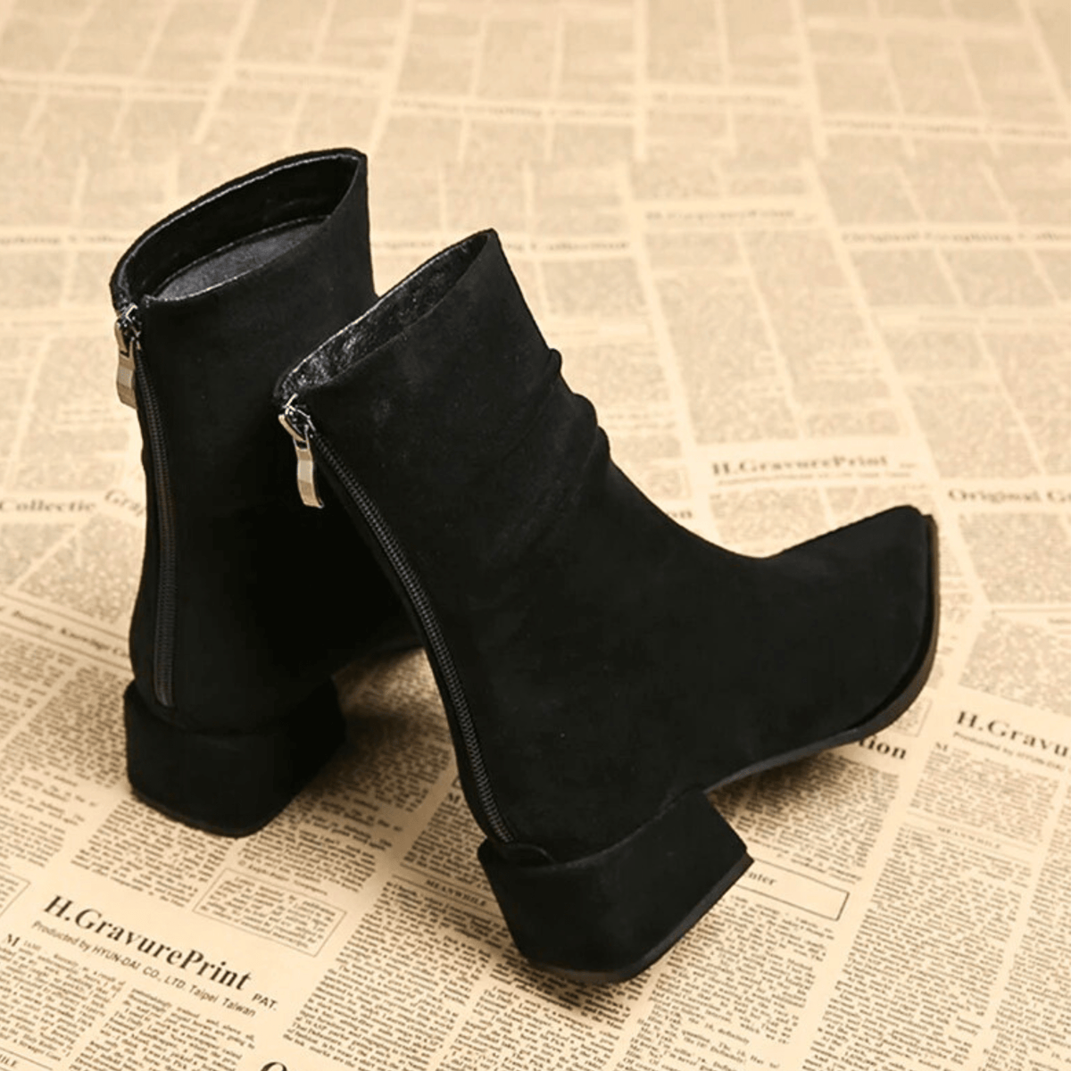 Cora Suede Ankle Boots