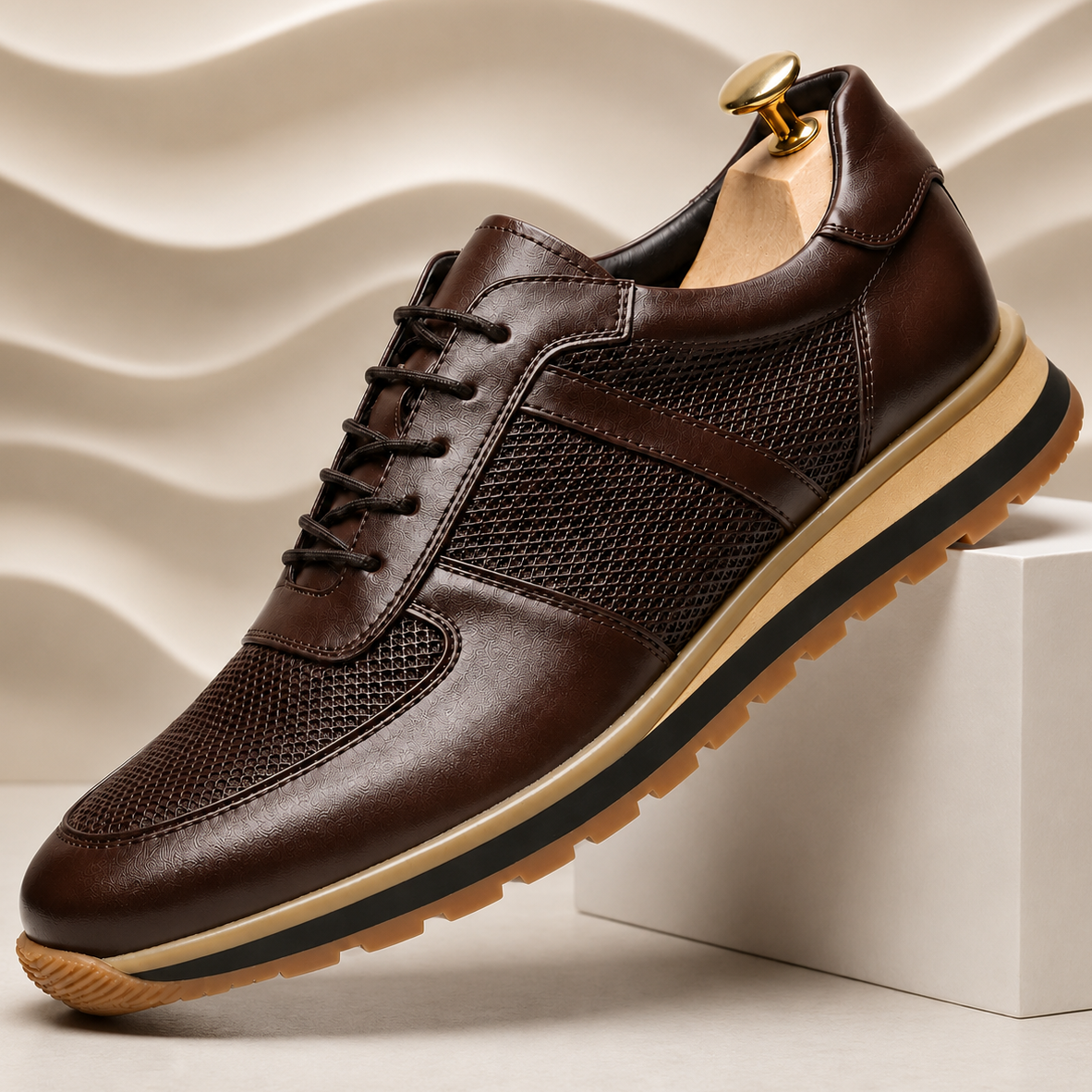 Griffin Cowhide Leather Trainer