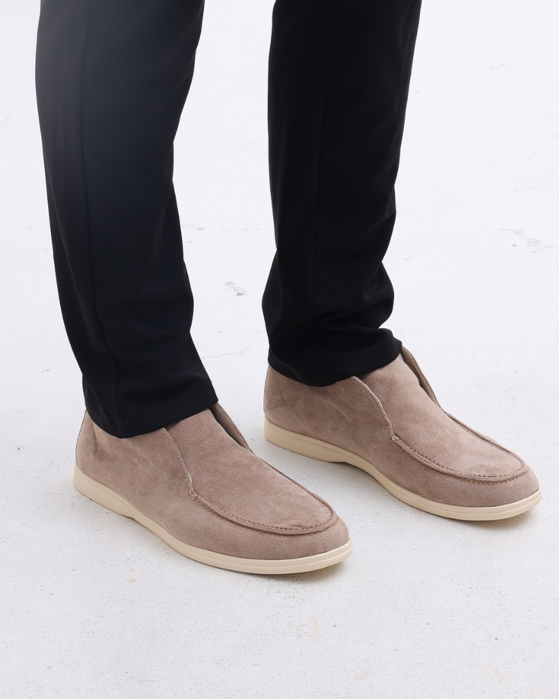 Milo High Cut Suede Loafers