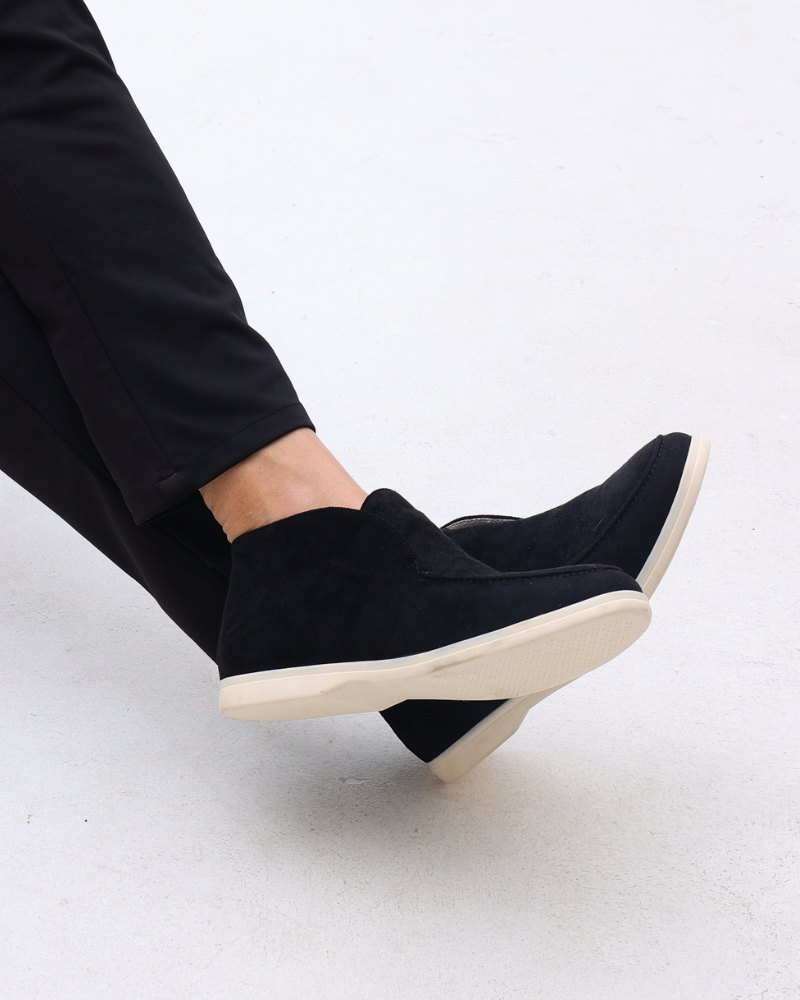 Milo High Cut Suede Loafers