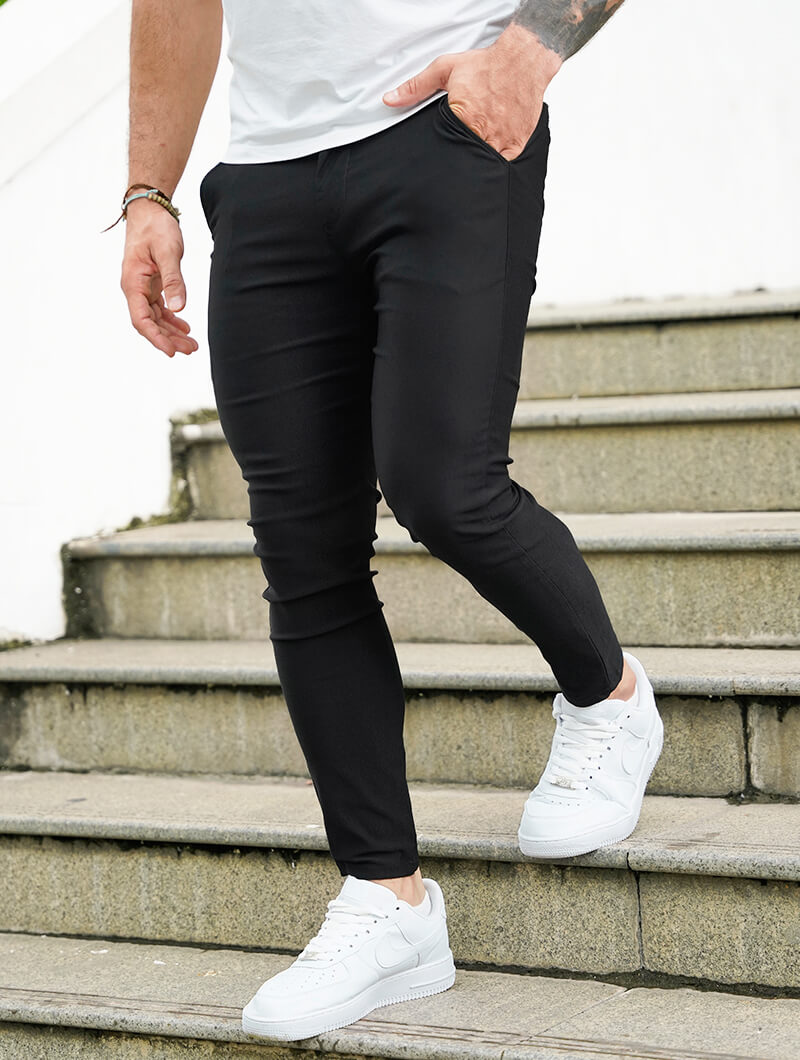 Noa | Black Stretch Pants