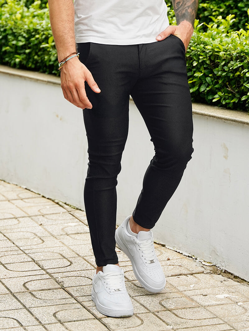 Noa | Black Stretch Pants