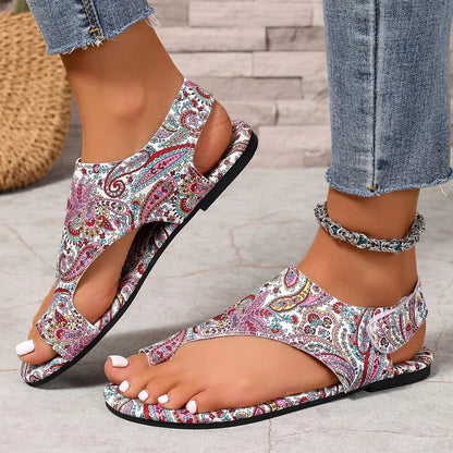 Boho Print Sandals
