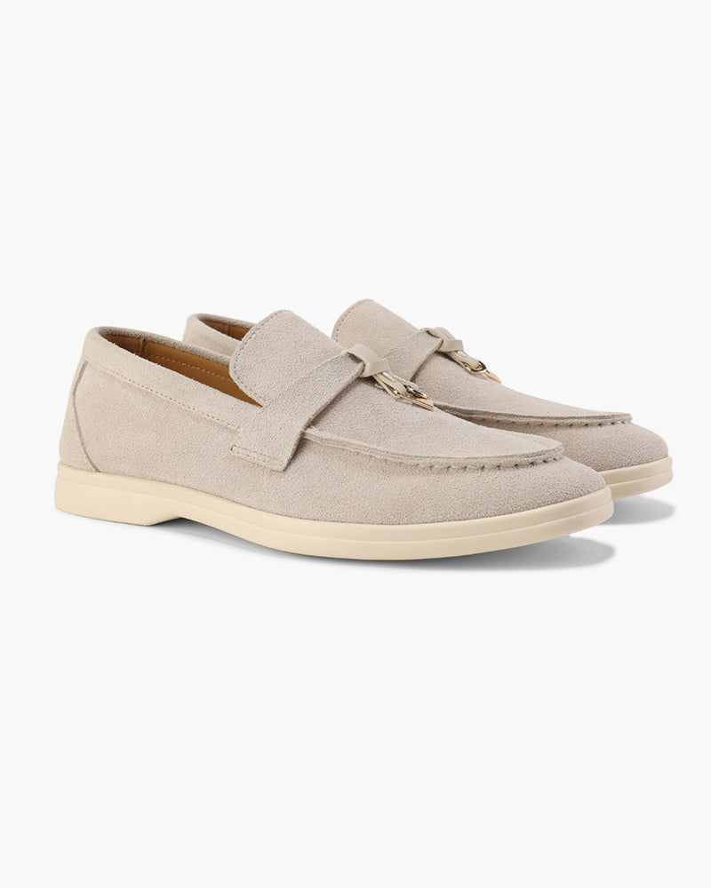 Elise Suede Flat Loafers
