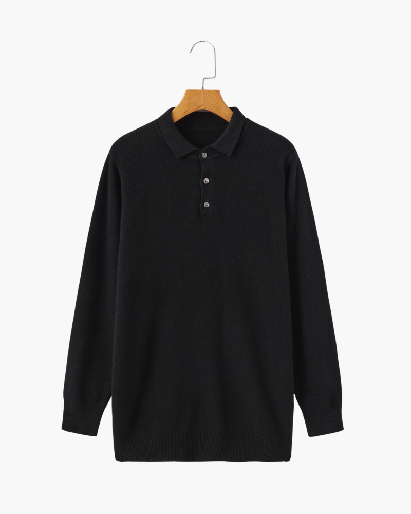 Halden Cashmere Knit Polo