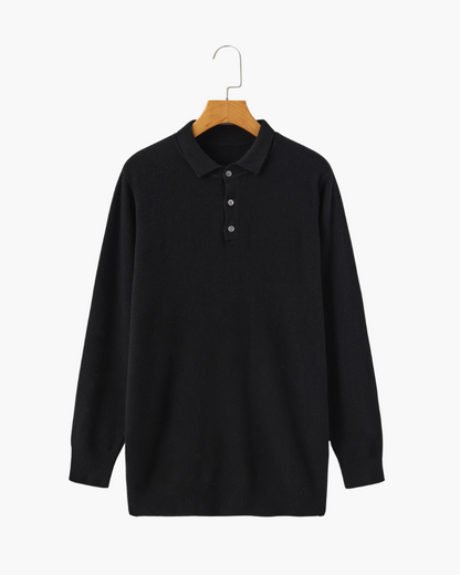 Halden Cashmere Knit Polo