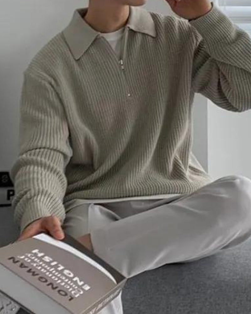 Emery Half Zip Knit Sweater