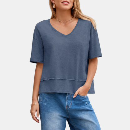 Fenwick V Neck Flowy Top