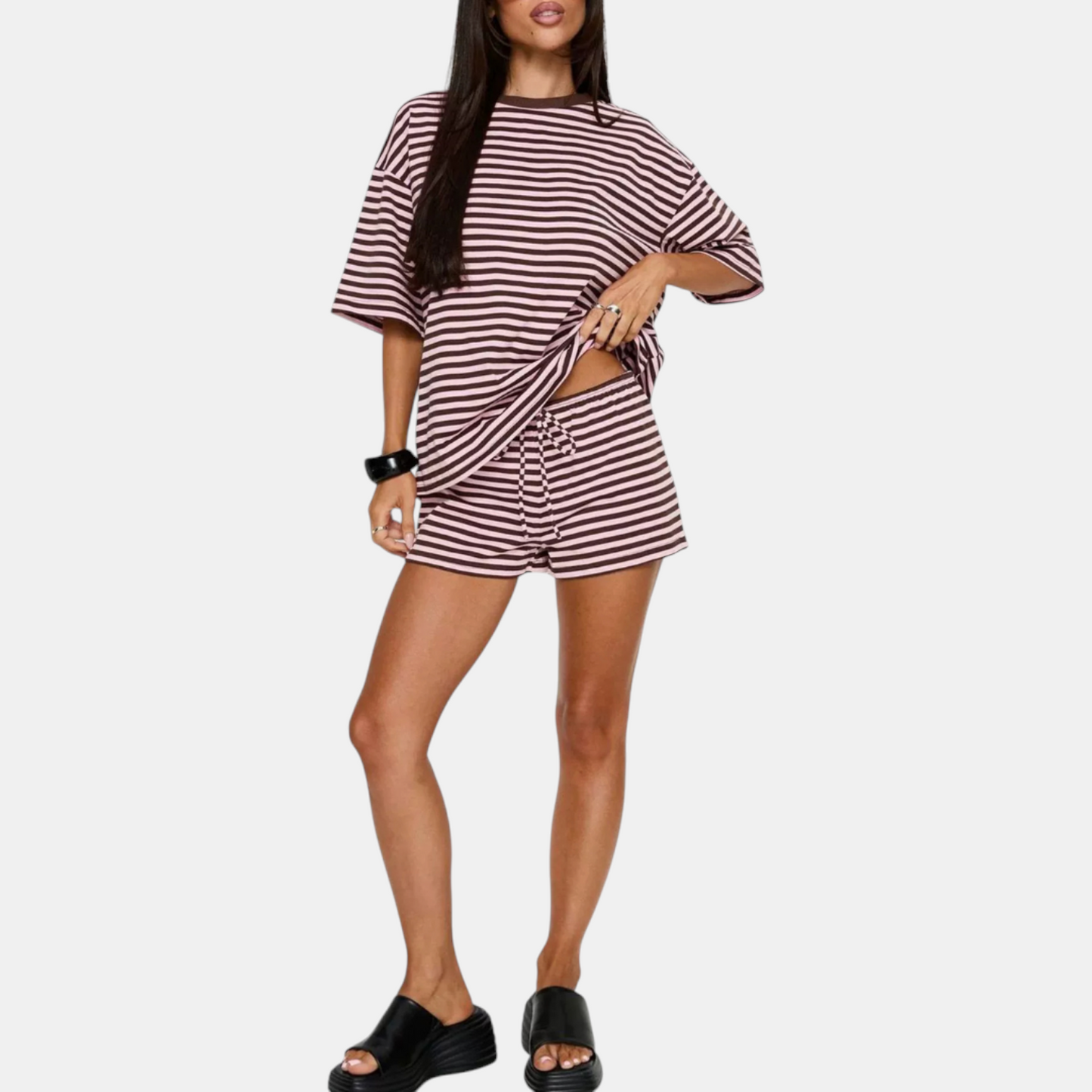 Juno Striped Lounge Set