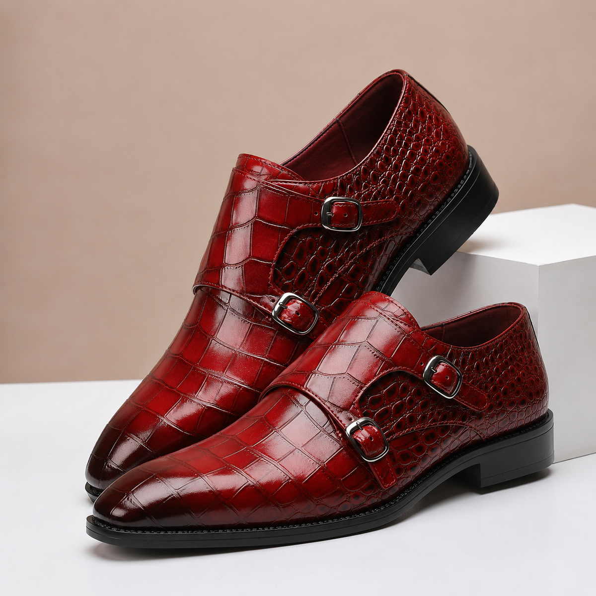 Ashton Monk Strap Shoes
