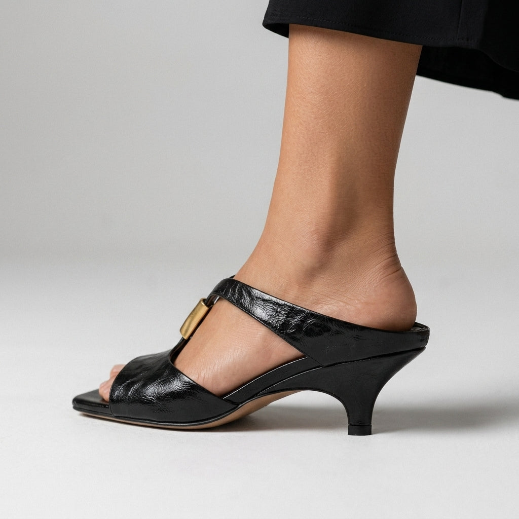 Nora Kitten Heel Mules