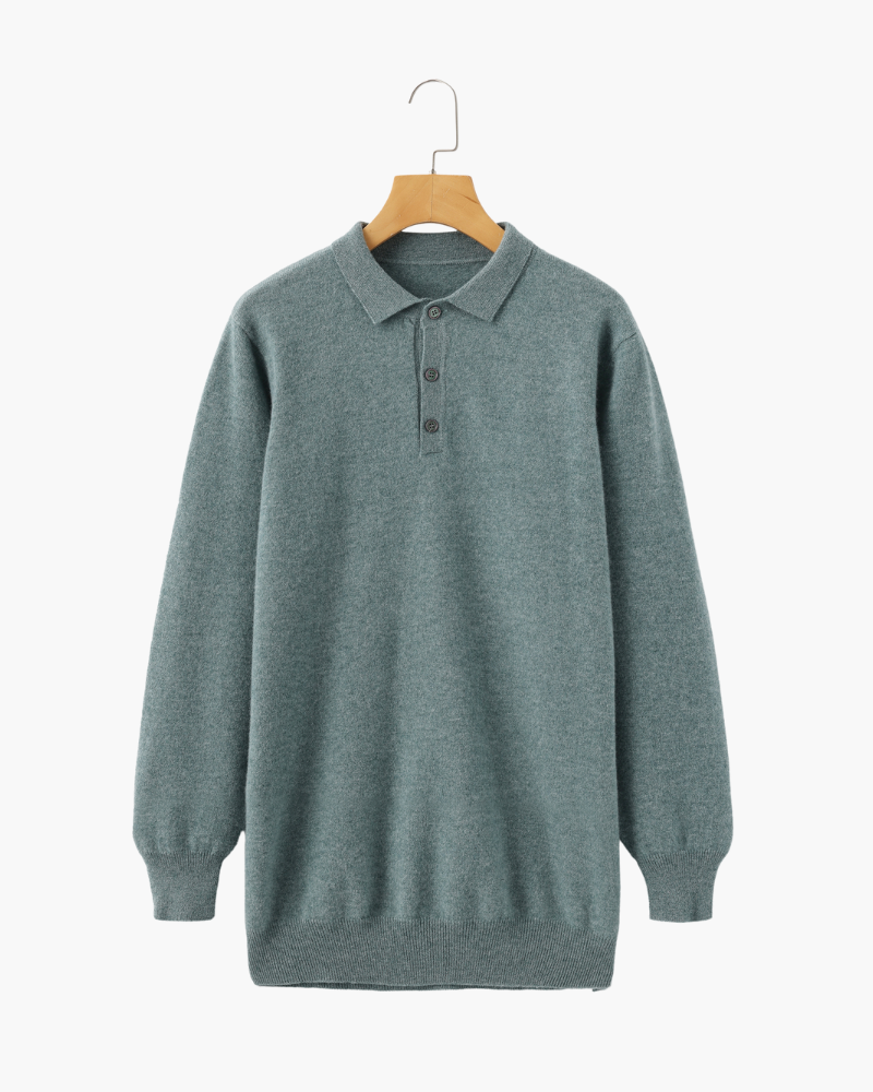 Halden Cashmere Knit Polo