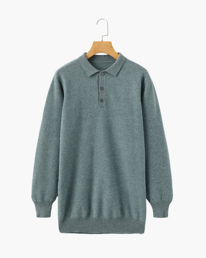 Halden Cashmere Knit Polo