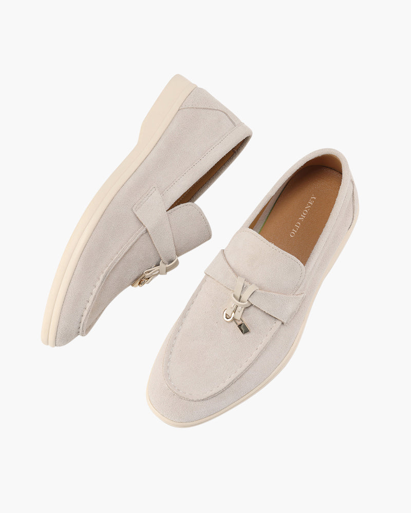Elise Suede Flat Loafers