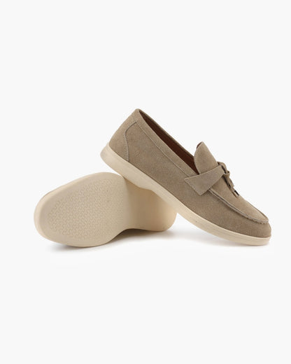 Elise Suede Flat Loafers