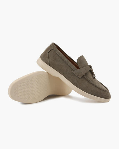 Elise Suede Flat Loafers