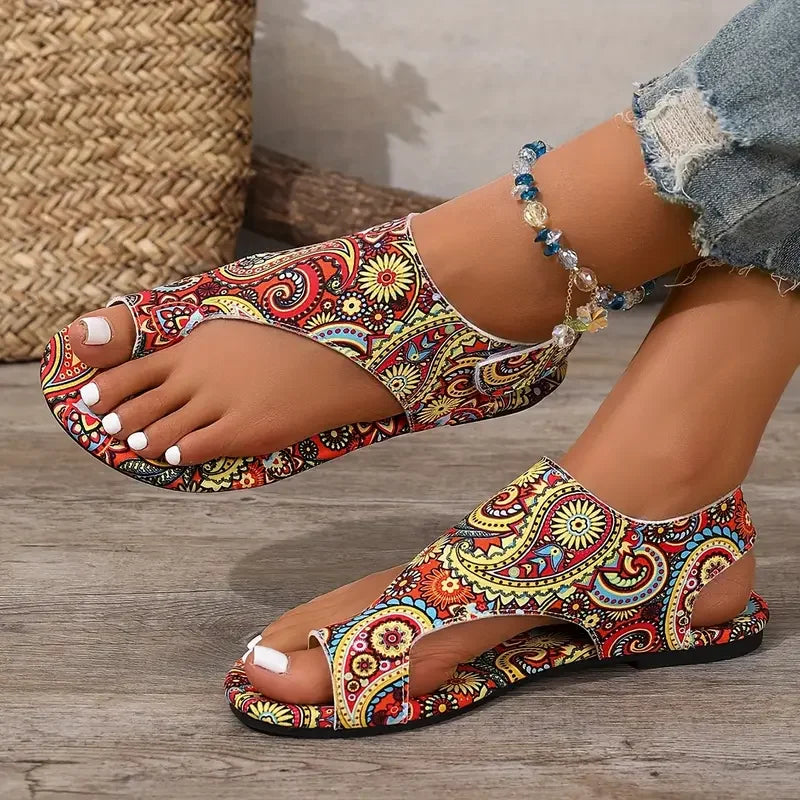 Boho Print Sandals