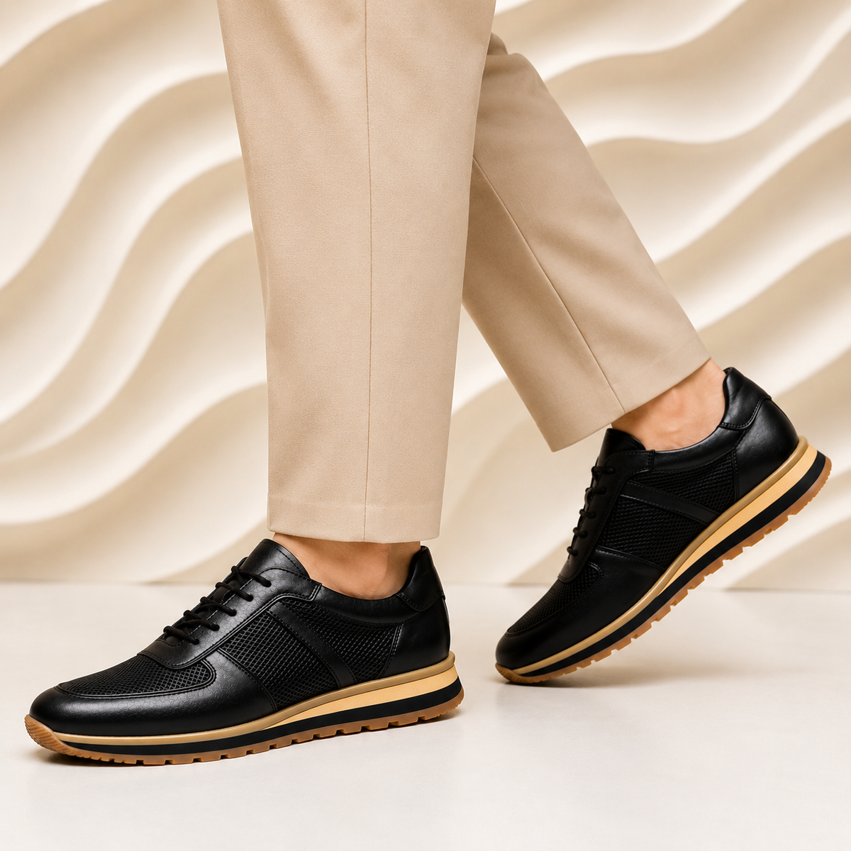 Griffin Cowhide Leather Trainer