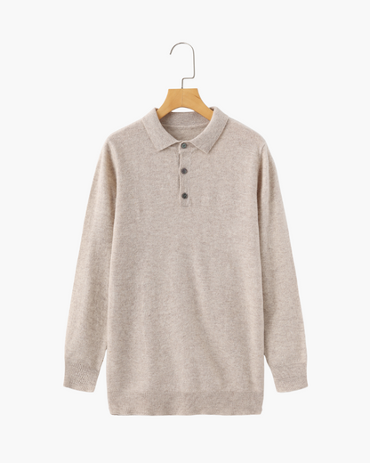Halden Cashmere Knit Polo