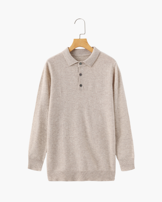 Halden Cashmere Knit Polo