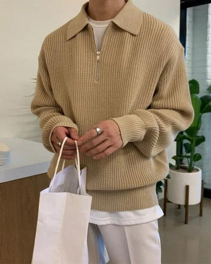Emery Half Zip Knit Sweater