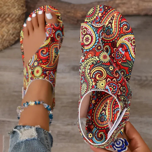 Boho Print Sandals