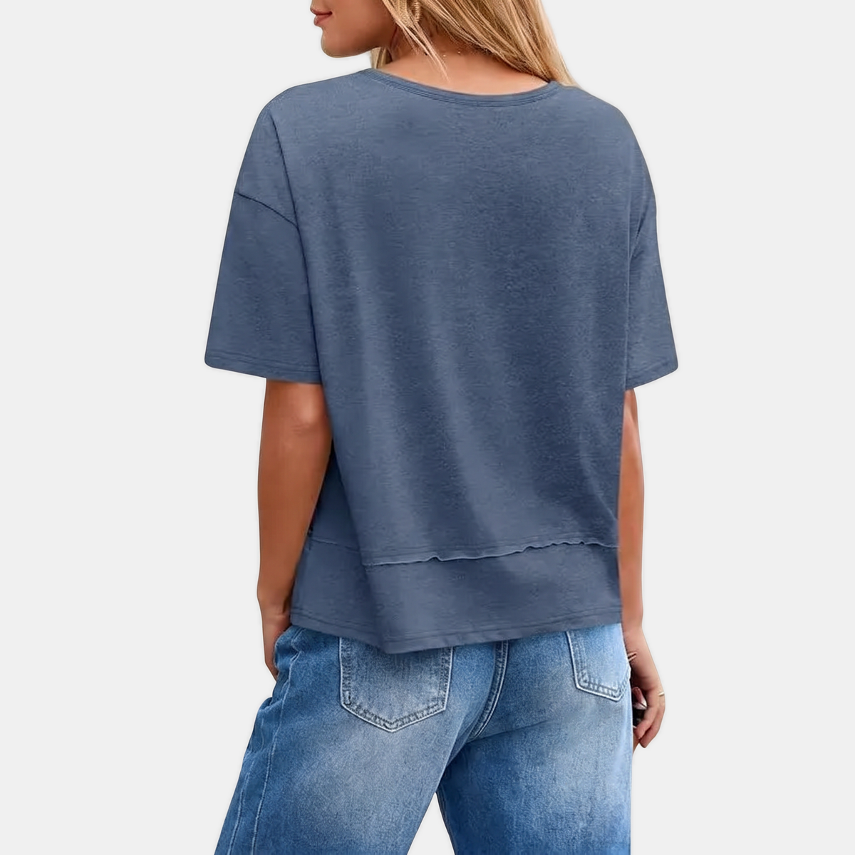 Fenwick V Neck Flowy Top