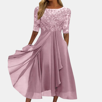 Ellery Lace Bodice Occasion Dress