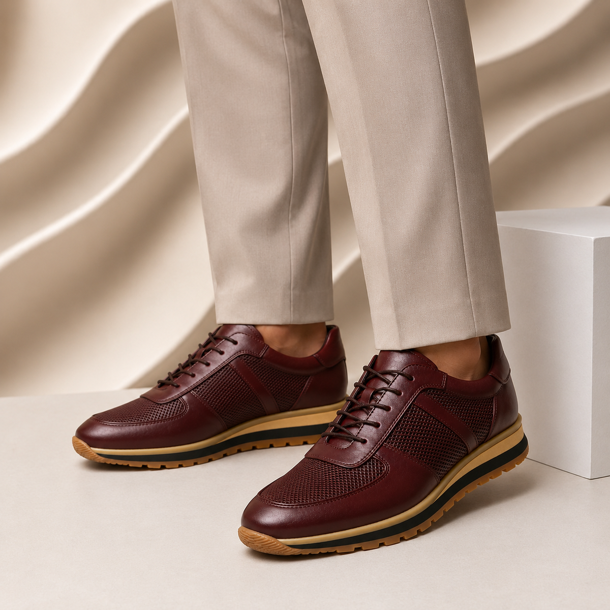 Griffin Cowhide Leather Trainer