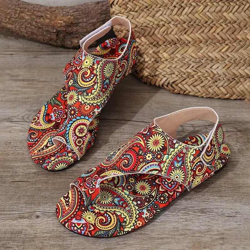 Boho Print Sandals