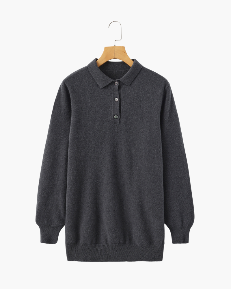 Halden Cashmere Knit Polo