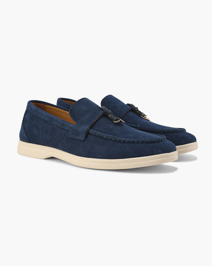Elise Suede Flat Loafers