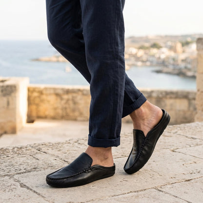 Cetara Leather Mules