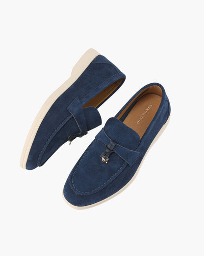 Elise Suede Flat Loafers