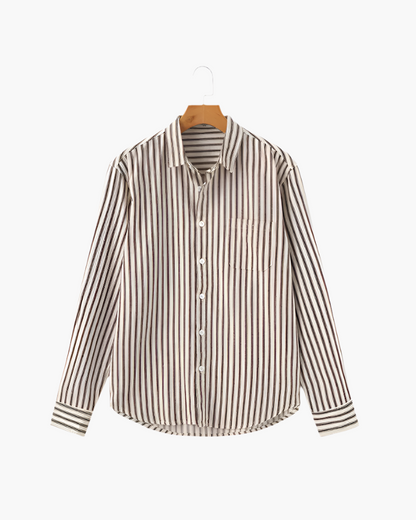 Jasper Striped Cotton Shirt