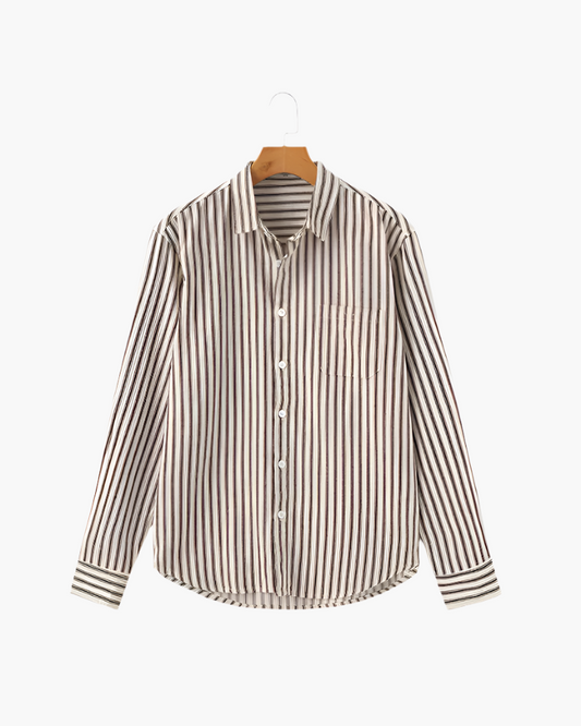Jasper Striped Cotton Shirt
