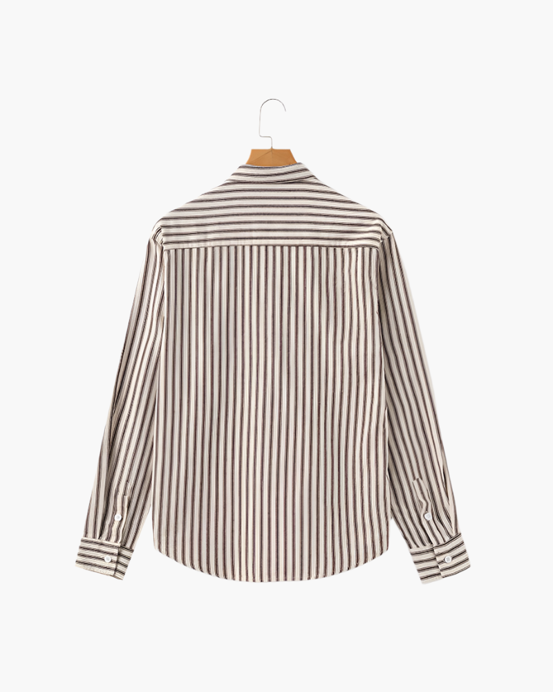 Jasper Striped Cotton Shirt