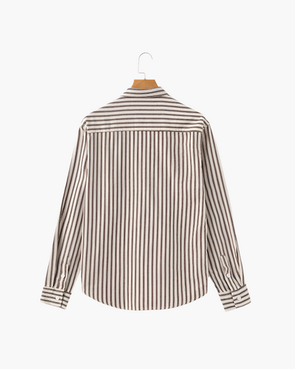 Jasper Striped Cotton Shirt
