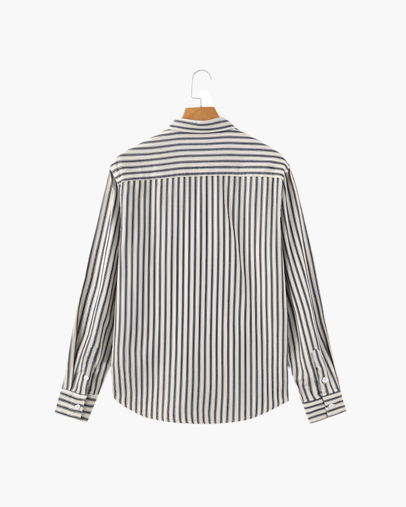 Jasper Striped Cotton Shirt