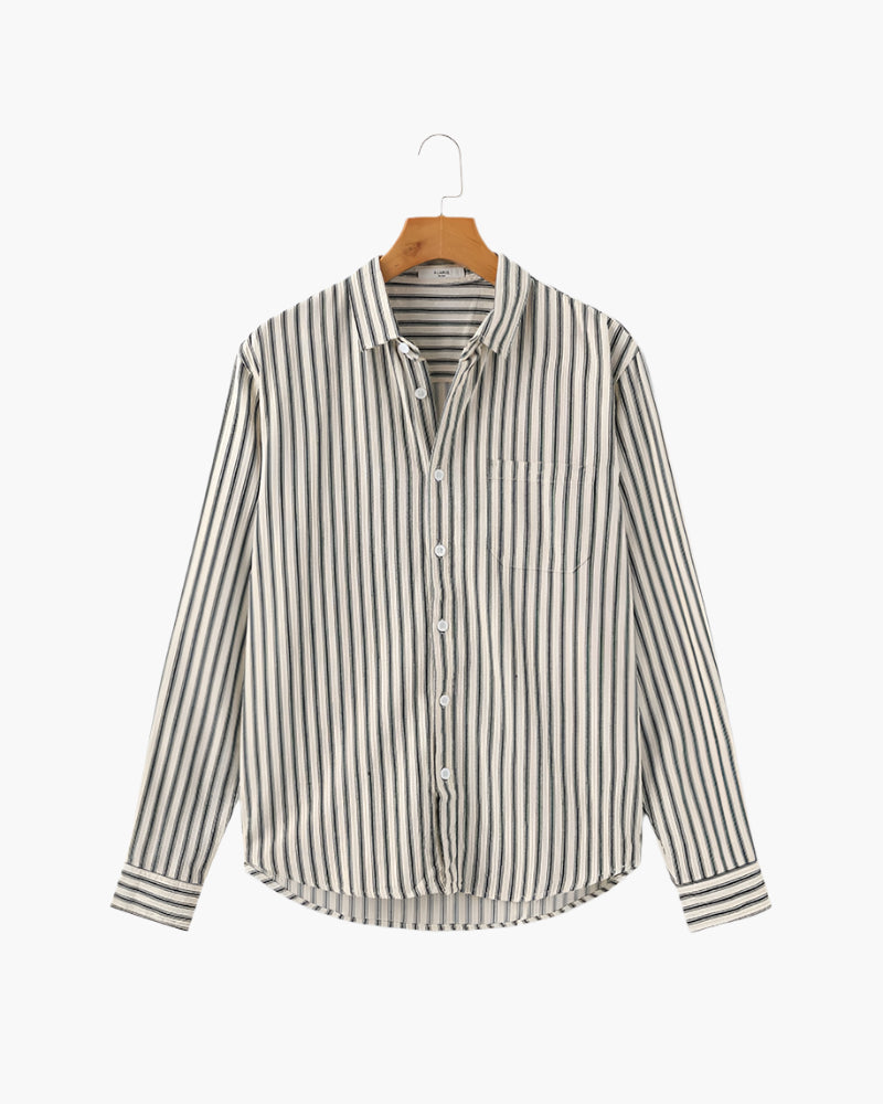 Jasper Striped Cotton Shirt