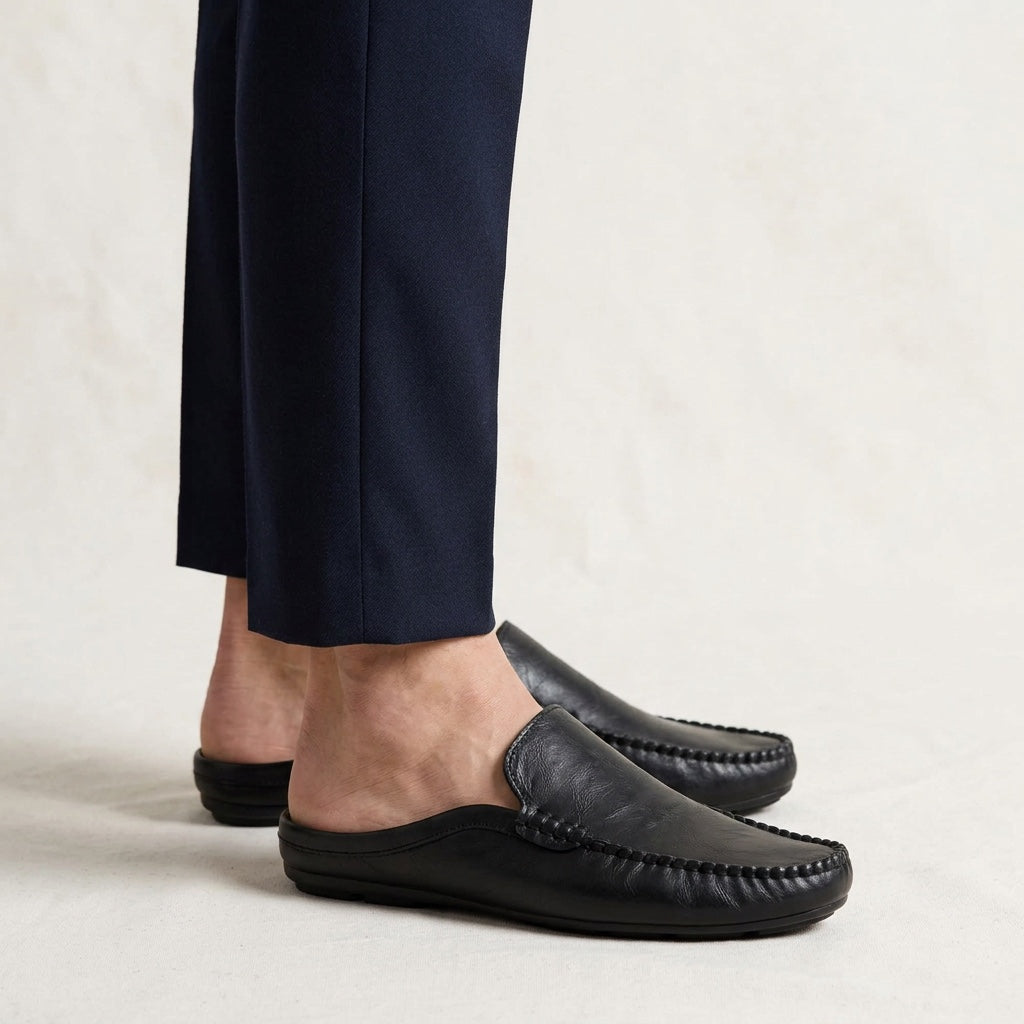 Cetara Leather Mules