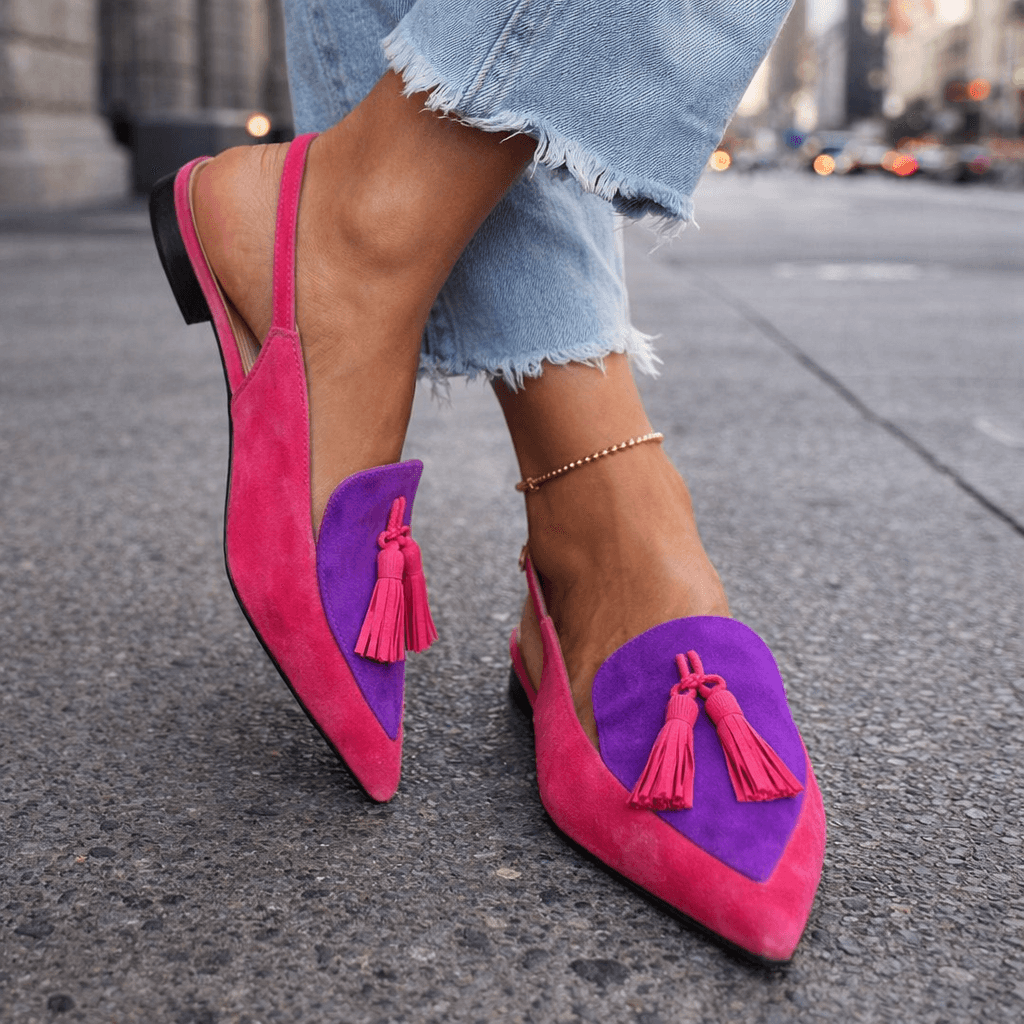 Poppy Tassel Strap Sandals