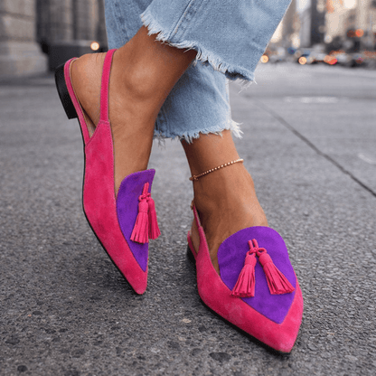 Poppy Tassel Strap Sandals